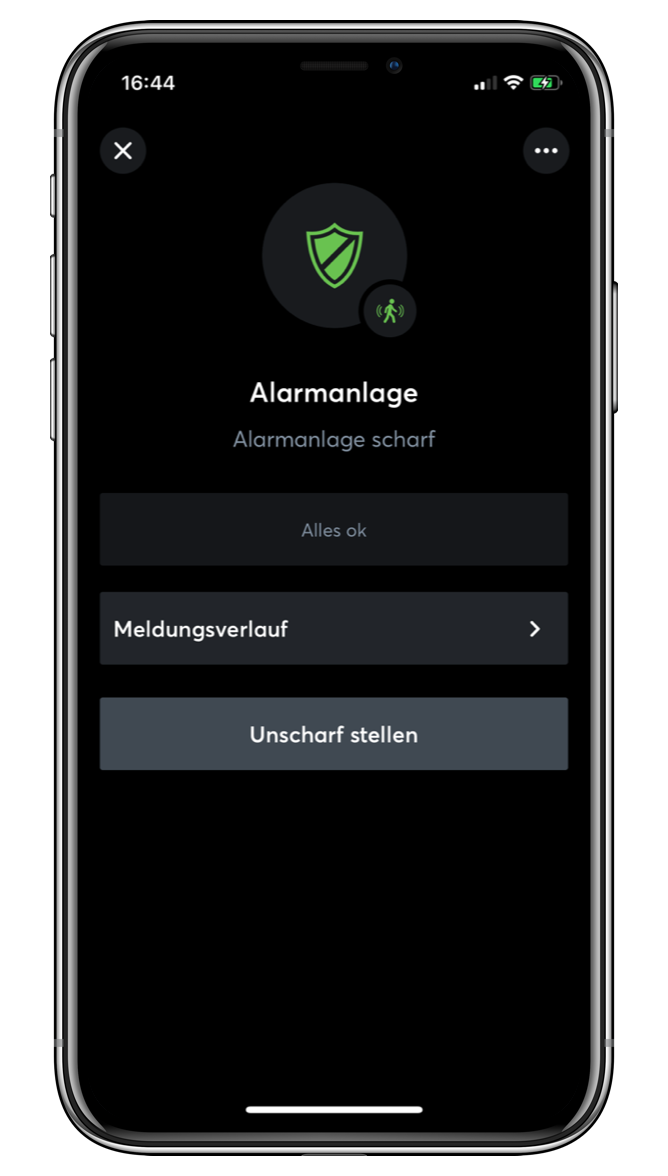 Loxone alarm