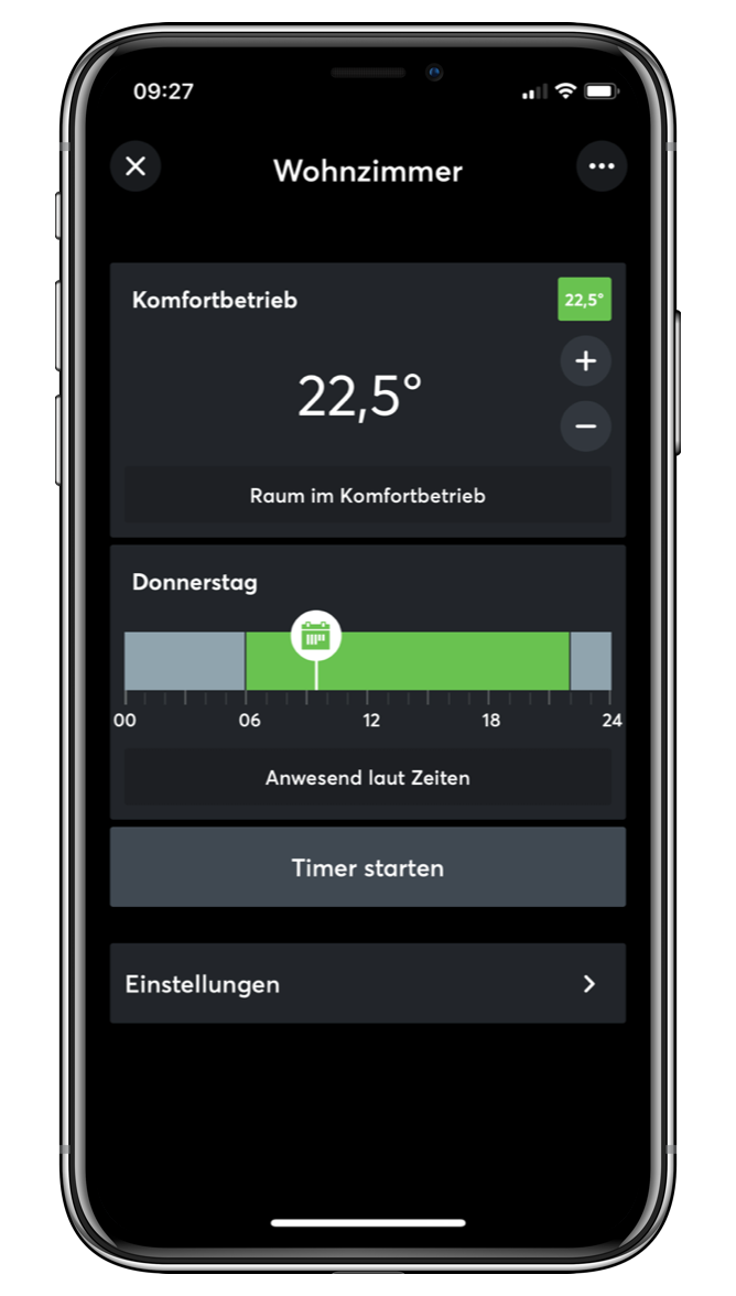 Loxone klimaatregeling